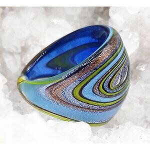 Vintage Murano Glass Ring